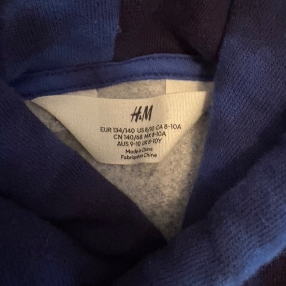 H&M Hoodie Tie Dye, Lot of 2. Size 8-10Y - Picture 4 of 5